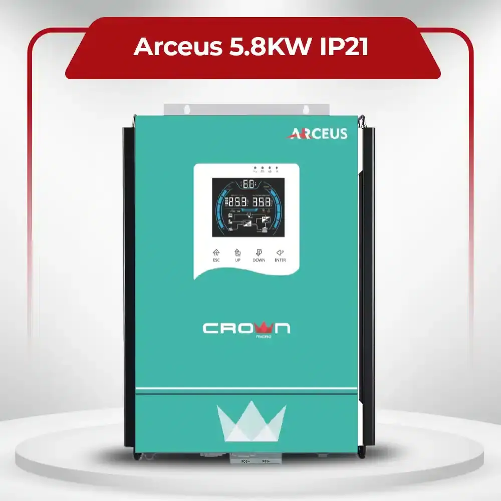 CrownMicro ARCEUS-5.8KW 48V PV-6000W MPPT Solar Inverter